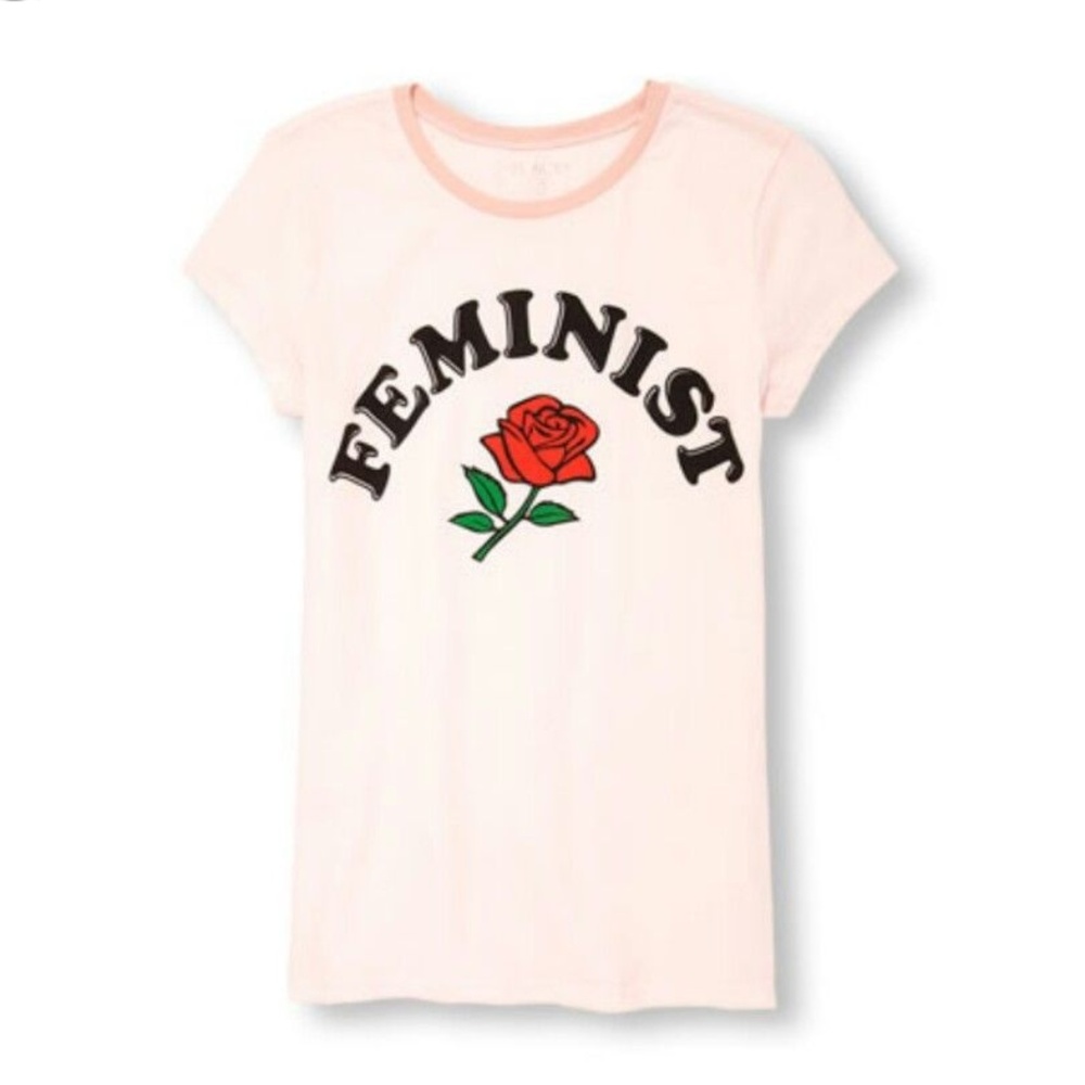 "FEMINIST" Women's Graphic T-Shirt NWT Slogan Tee